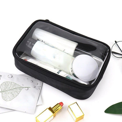 Waterproof Transparent Cosmetic Bag Makeup Case Clear Beauty Organizer S/M/L 1PC