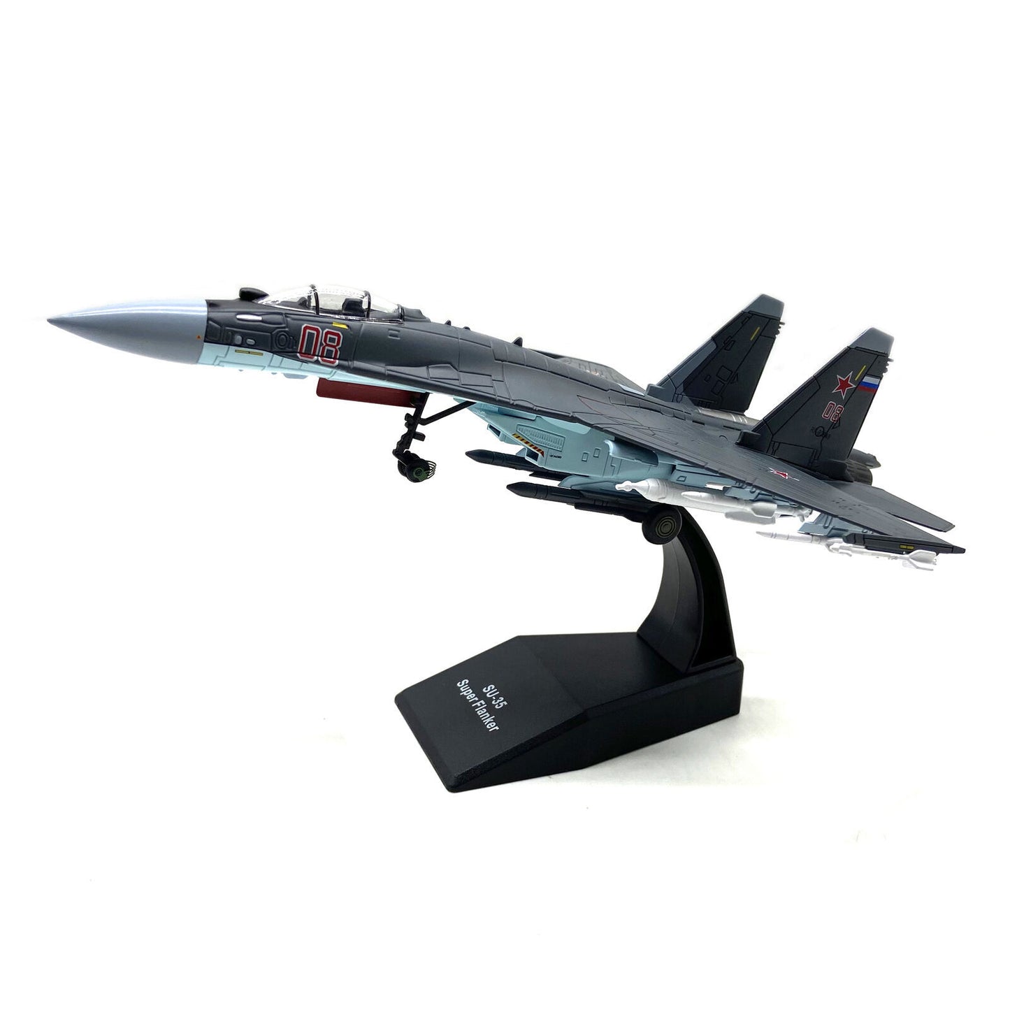1: 100 Russian Su 35 Super Side Position SU 35 Fighter Alloy Model
