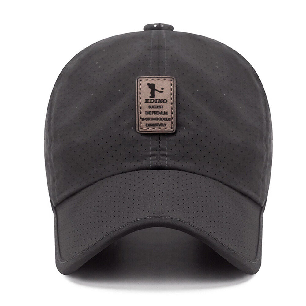 Summer Snapback Quick Dry Mesh Baseball Cap Outdoor Golf Breathable Hat Unisex