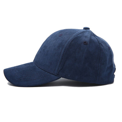 Fashion Baseball Cap Vuckle Back Caps Street Hip Hop Caps Suede Hats Peaked Cap