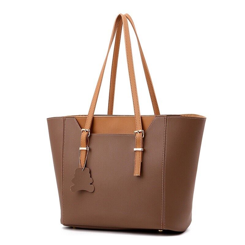 2PCS Women's Ladies Handbag Big Shoulder Messenger Tote Crossbody Bags Purse