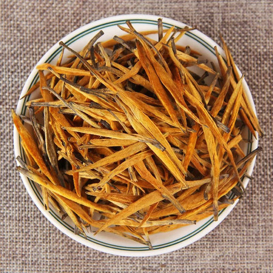 500g Supreme Yunnan Gold Needle Dian Hong Tea Golden Tip Dianhong Black Tea