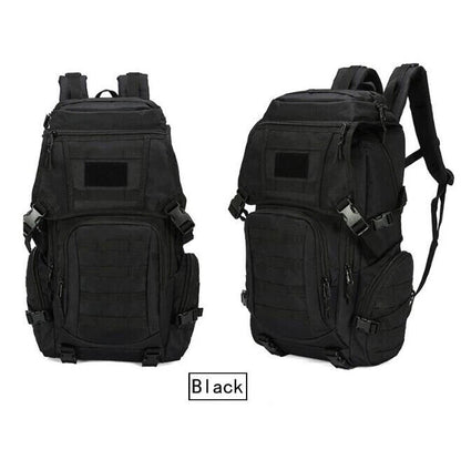 Tactical Backpack Camping Hiking Daypack Army Rucksack Sport Hunting Bag 50L
