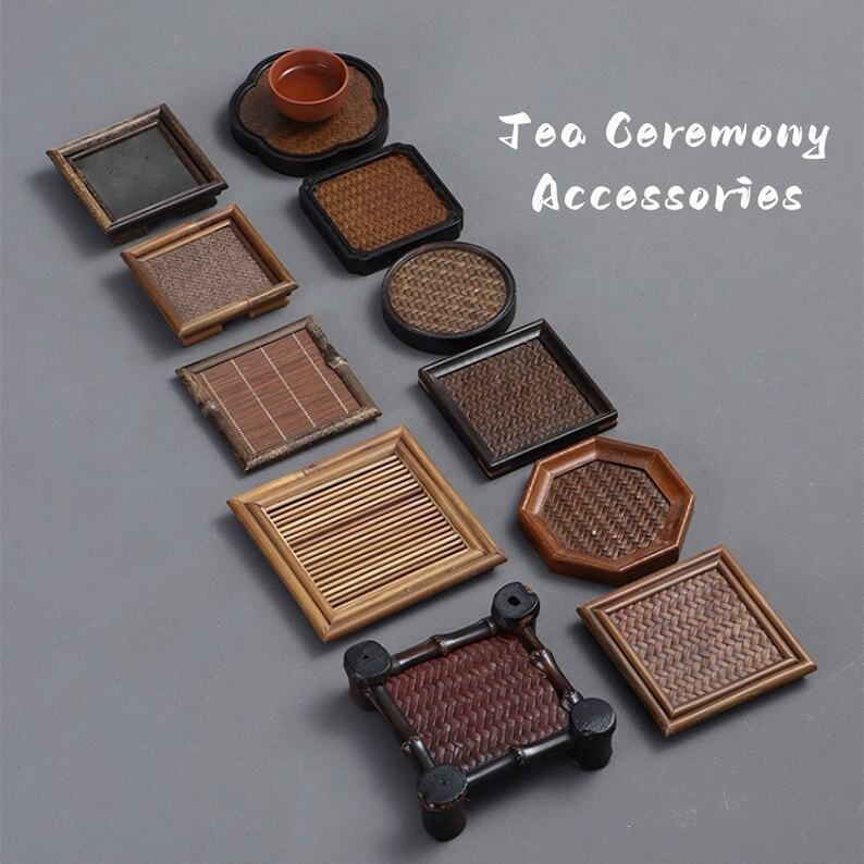 Straw Tea Mat|Coaster|Teacup Mat|Cup Pad|Tea Accessories