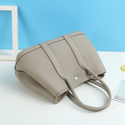 Genuine Leather Handbag Cow Leather Designer Tote Bag Shoulder Bag Shawl Strap