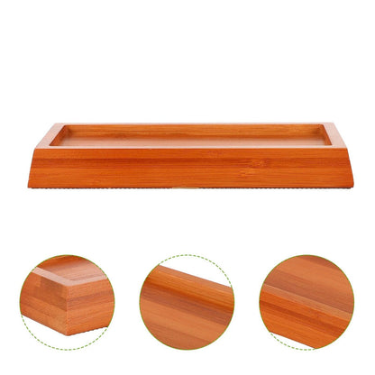 Sharpening Stone Base Wooden Whetstone Holders Rectangular Sharpener Tray 21x9cm