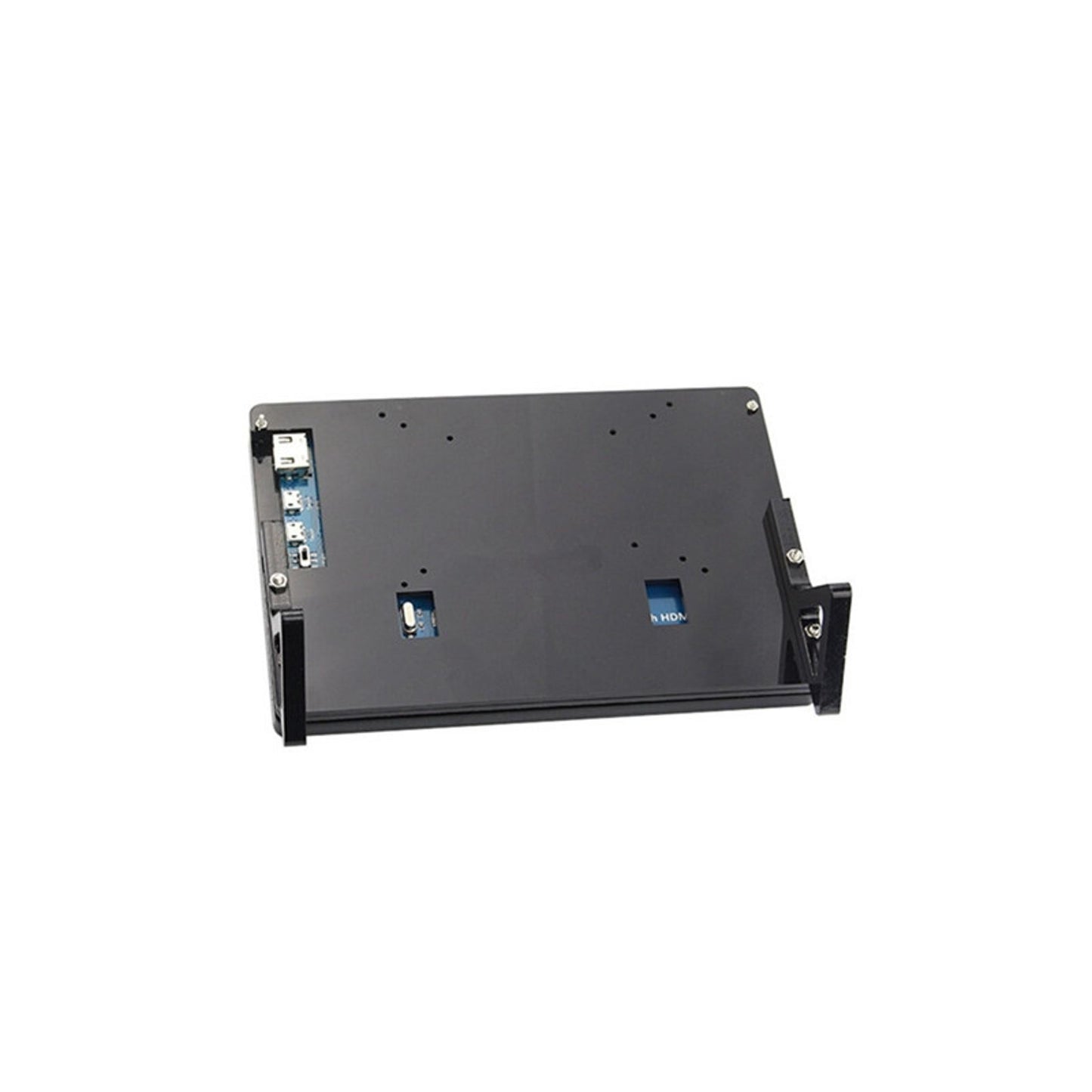Black Front & Back Shell + Base + Screws For Raspberry Pi 2 B 7 inch LCD Screen