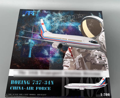 1:200 Patriot CHINA-AIR FORCE BOEING 737-300 Airplane Diecast Aircraft Model