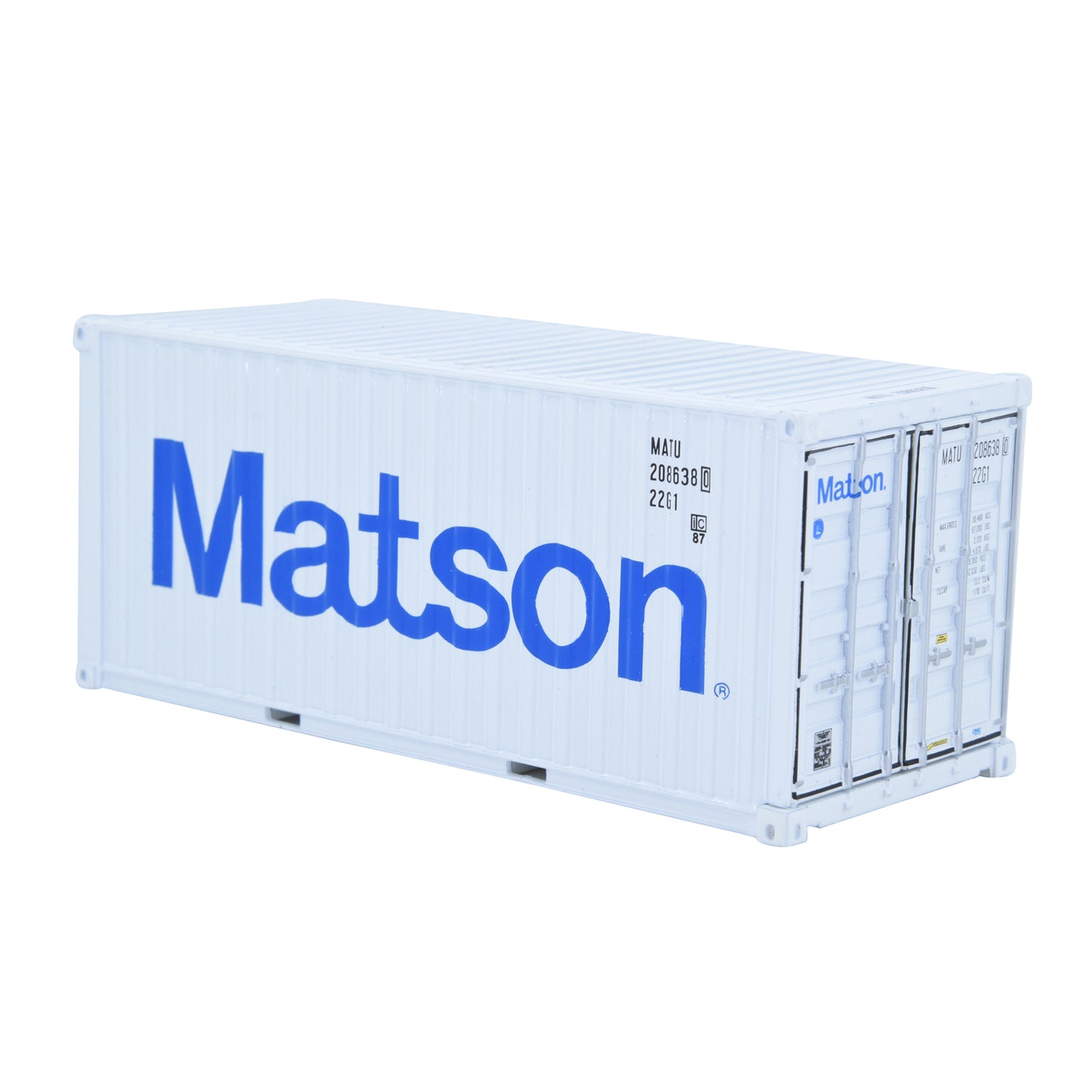 1:50 Matson 20GP Metal Shipping Container Model Toy Home Office Decor Gift