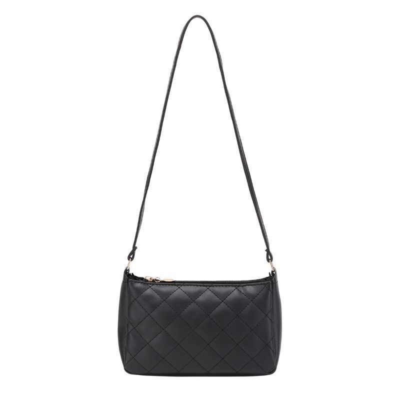 Underarm Fashion Crossbody Embroidered Synthetic Rhombus Square Bag Versatile
