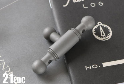 New EDC Titanium Outdoor Beat metal massage T-stick crutch cool stick Tools