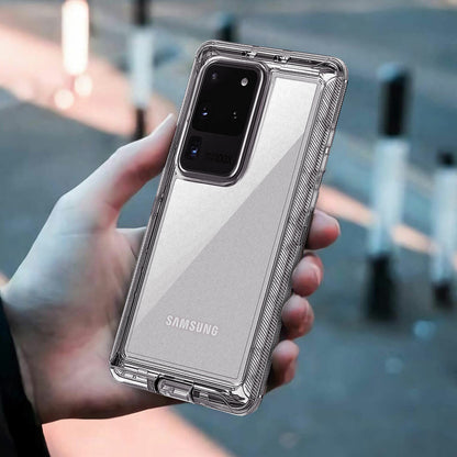 Case For Samsung Galaxy S20 Plus Ultra 5G, Clear Rugged Heavy Duty Phone Cover
