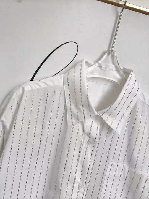 Suit 2023 Spring Autumn Long Sleeve Shirts Wide Leg Shorts Temperament 2pcs
