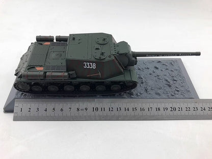 1/43 ISU-122 German 122mm Heavy Self-propelled Assault Gun Alloy Tank Model