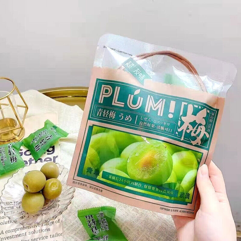 超友味青梅袋装脆爽青梅果新鲜果梅子 Chinese Snacks Bag Of Crispy Plums