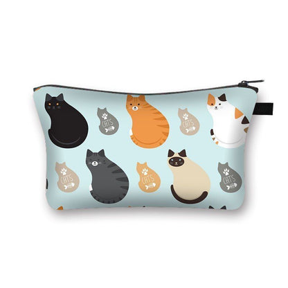 Cosmetic Bag Cartoon Toiletries Purse Small Clutch Makeup Handbag 13*15*21CM 1PC