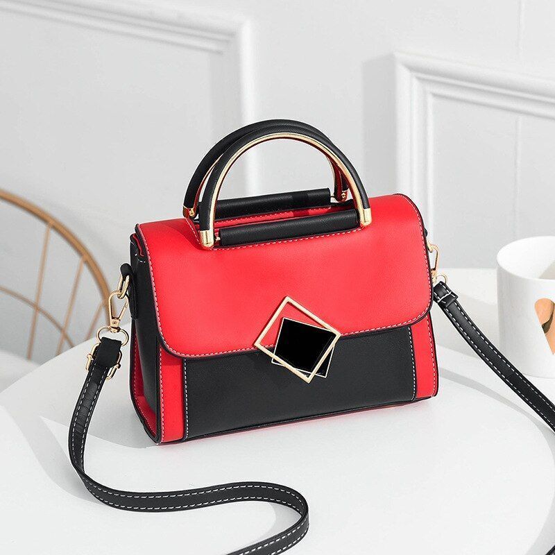 Shoulder Bag Fashion Color Contrast Small Square Bag High Quality 1 Shoulder Bag