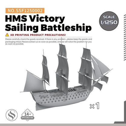 SSMODEL SSF1250002 1/1250 HMS Victory Sailing Battleship