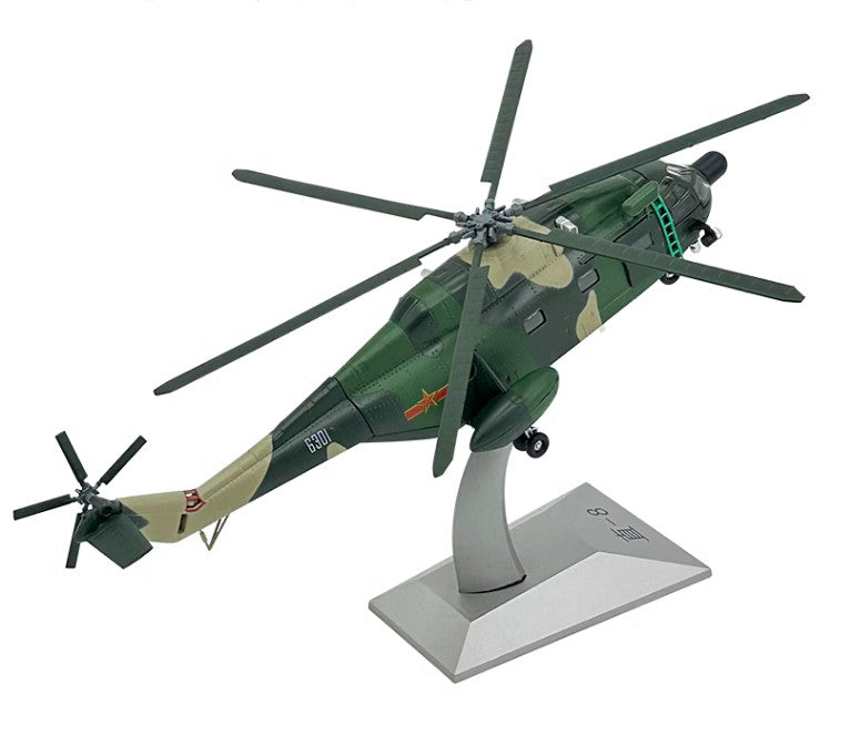 1:60 30CM China Z-8 Armed Helicopter Airplane Diecast Military Aircraft Model