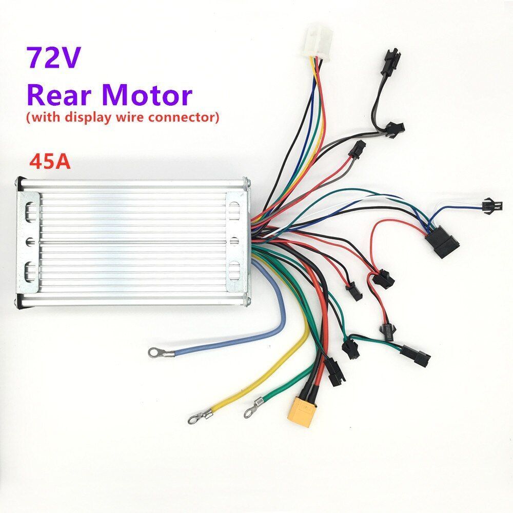 60v / 72v 45a Controller For Dual Motor 3200-7000w Scooter Display Accelerator