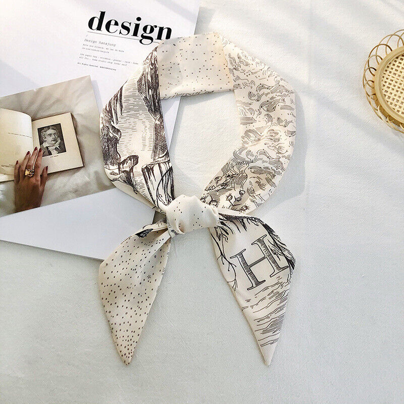 Handbag Handle Ribbon Scarf Band Hair Head Neck Neckerchief Retro Hair Ribbons