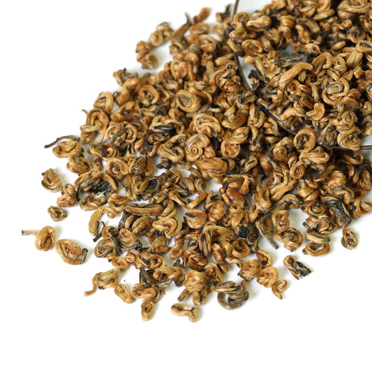 500g Nonpareil Supreme Yunnan Black Tea Fengqing Dian Hong Snail Golden Buds