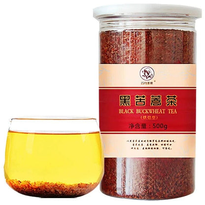 High Quality 500g Black Buckwheat Tea black tartary buckwheat full Chinese tea