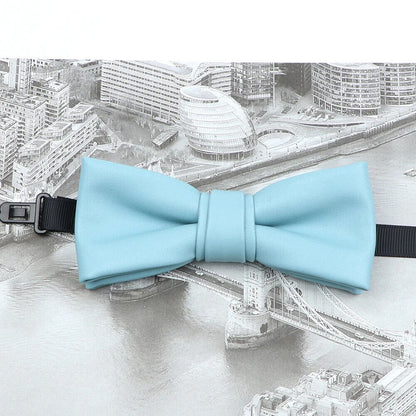 Men Bow Tie PU Leather Patchwork Female Necktie Adult Cravate Wedding Party Wear