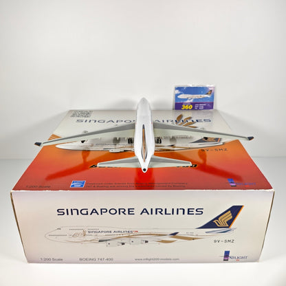 1:200 InFlight Singapore Airlines B747-400 9V-SMZ Airplane Diecast Plane Model