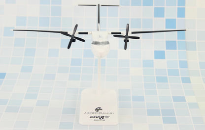 26CM 1:100 Risesoon Air New Zealand Dash 8-300 Aircraft ABS Plastic Plane Model