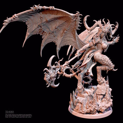 1/24 resin figure model kit Hell's Witch 3D Printing unassembled unpainted