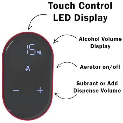 Rechargeable Electric Wine & Liquor Dispenser with Aerator Feature, Easy to Use