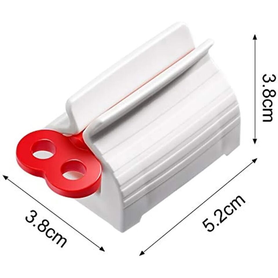 3x Toothpaste Squeezer Bathroom Tube Easy Stand Dispenser Rolling Holder Seat