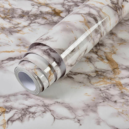 Wallpaper Sticker Marble Vinyl Film Self Adhesive Bathroom Kitchen Contact Paper
