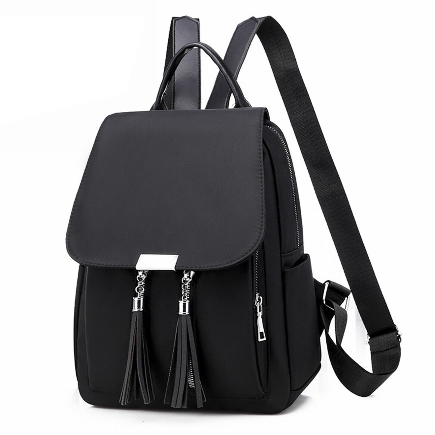 Women Backpack PU Oxford Shoulder Bag Handbags Rucksack School Backbag Travel