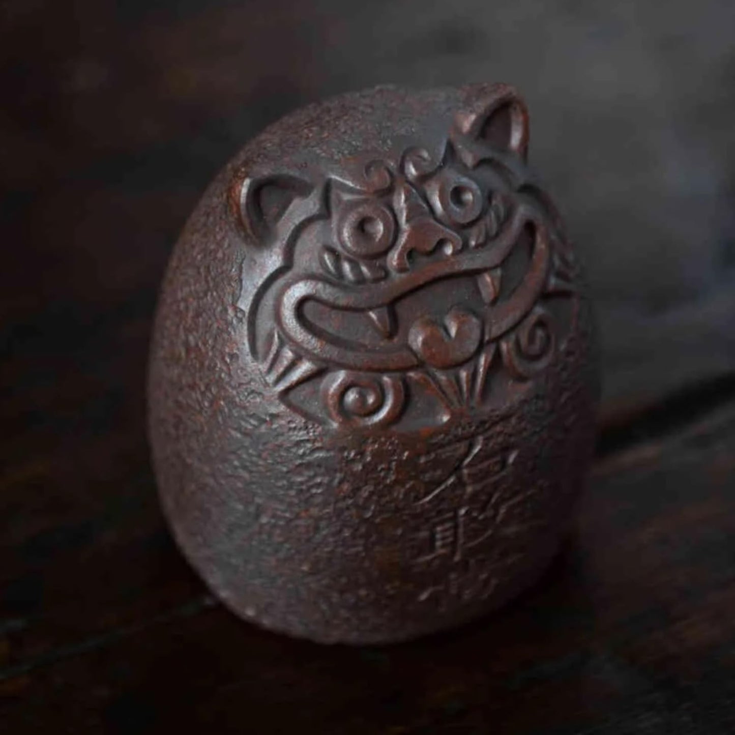 Purple Clay Tea Pet Ornaments Shigandang Tiger 6.3cm Sculpture Crafts Teaware