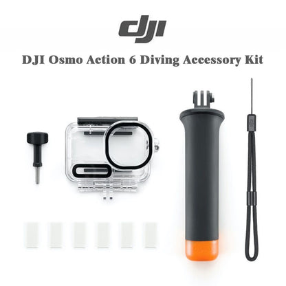 DJI Osmo Action 6 Diving Kit– 60m Waterproof Case, Floating Handle, Anti-Fog