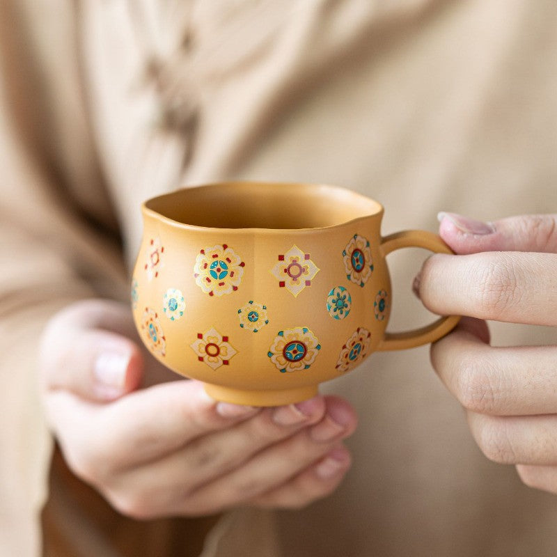 130ml Duan Clay Handmade Master Cup Coffee Cup Breakfast Milk Cup Kungfu Teaware