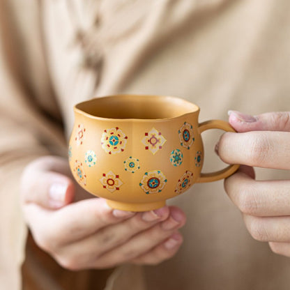 130ml Duan Clay Handmade Master Cup Coffee Cup Breakfast Milk Cup Kungfu Teaware