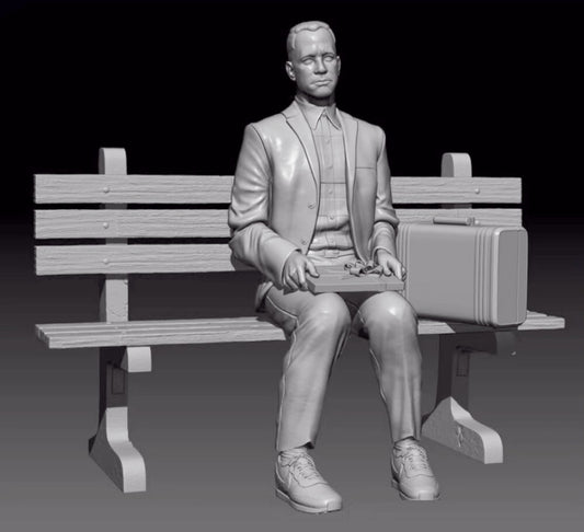 1/18 resin figure model kit Forrest Gump Unassembled Unpainted