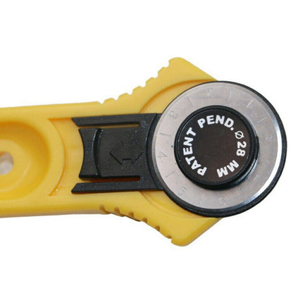 28mm Rotary Cutter For Paper Cloths Leather Plastic Cutting Manual Tools jj