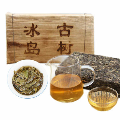1000g Chinese High Quality Sheng Pu-erh Brick Green Food Cha Puer Old Tree Tea