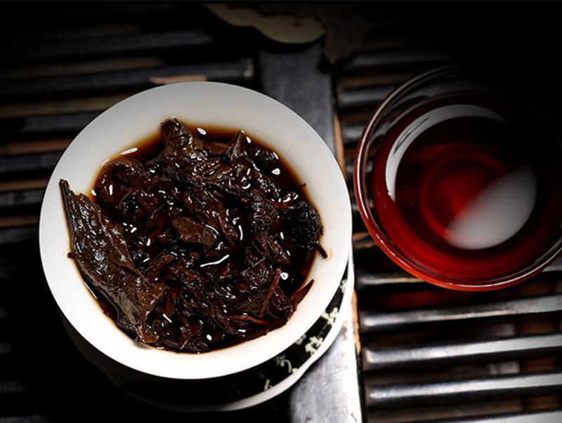 Organic Yunnan Pu-erh Tea Cake 357g – Premium Ripe Pu'er Tea, Aged Cooked Puerh