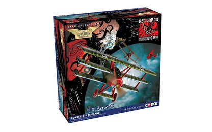 1:48 Corgi Fokker DR.1 Triplane, Wolfram Freiherr von Richthofen Diecast Model