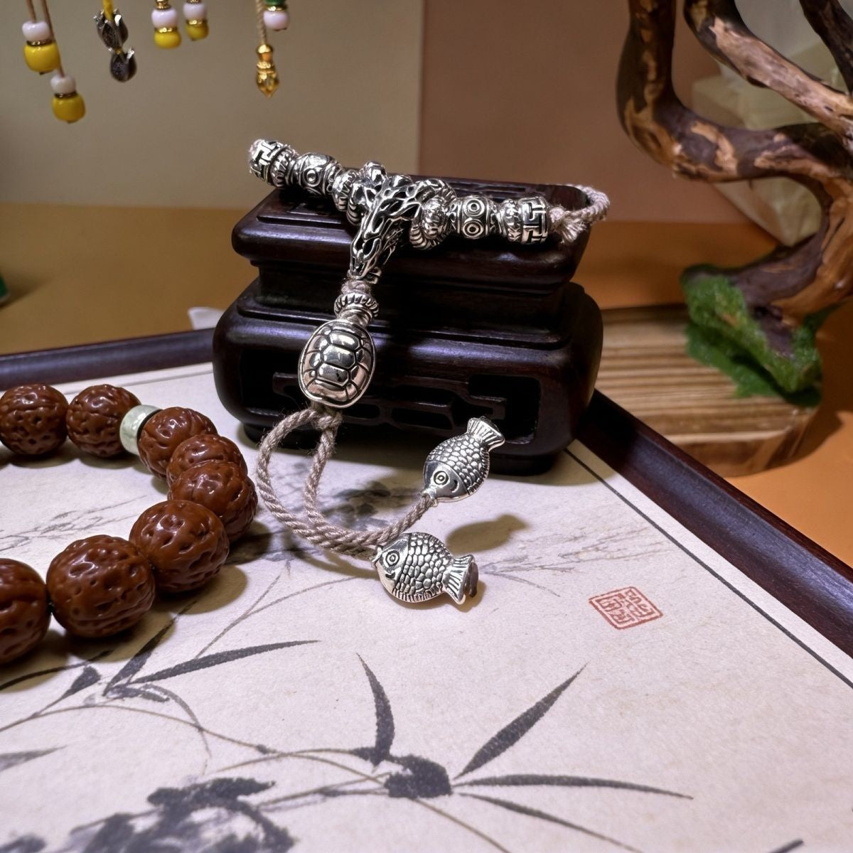 Vintage Alloy Goat Three Way Bead Universal Shaft Wenwan DIY Accessory Bulk Set