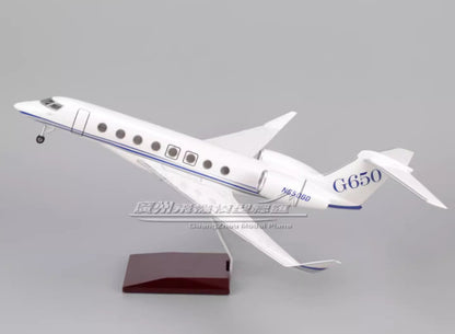 45CM 1:50 Gulfstream G650 Business Airplane Landing gears Resin Aircraft Model