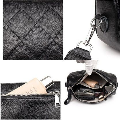 High Quality Shoulder Crossbody Genuine Leather Bags Casual Simple Small Handbag