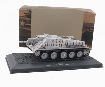 WWII SU-122 RKKA UKRAINE USSR-JANUARY 1943 1/43 DIECAST MODEL TANK