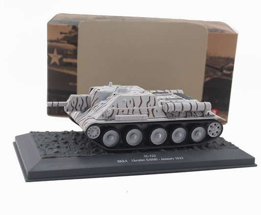 WWII SU-122 RKKA UKRAINE USSR-JANUARY 1943 1/43 DIECAST MODEL TANK