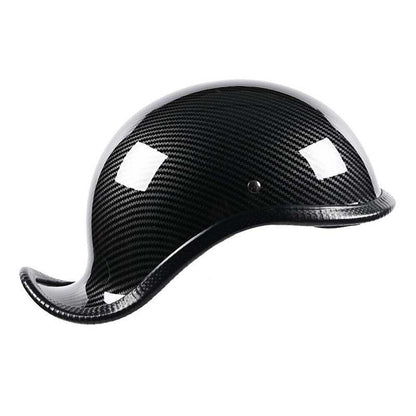 Classic Motorcycle Helmet with Baseball-Style Cruiser Adult Half Face Helmet